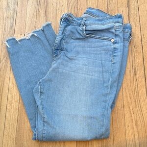 Womens Loft The Kick Crop Petite Jean